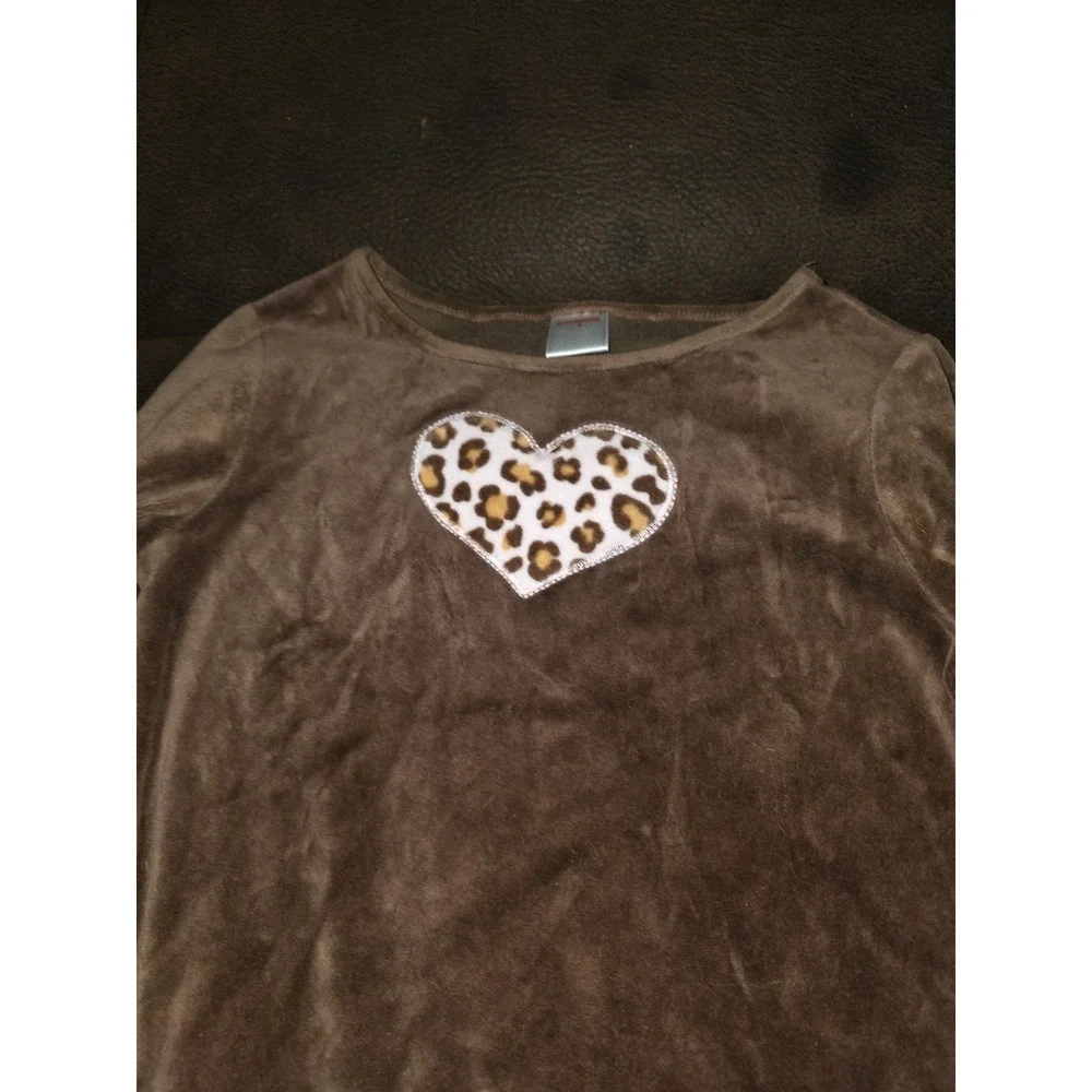 Gymboree glamour kitty tiered dress size 8 leopard print heart
